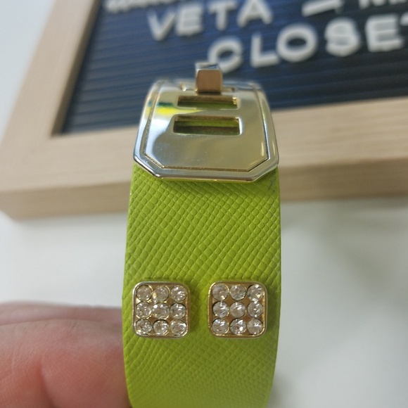 LEATHER AND CRYSTAL BRACELET - Picture 3 of 6